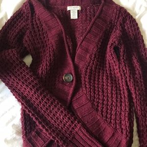 Maroon Knit Sweater